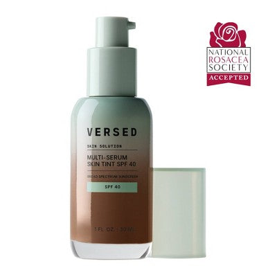 Versed Skin Solution Multi-Serum Skin Tint Foundation SPF 40 13N 1 fl oz - Imperfect Container