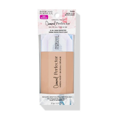 Physicians Formula Mineral Wear Diamond Perfector BB Cream Medium-to-Tan 1.2 fl oz - Imperfect Box