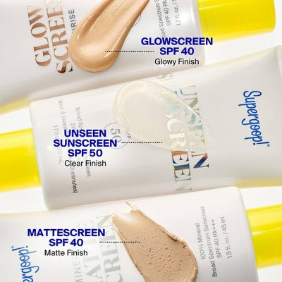 Supergoop! Glowscreen Sunrise Hydrating Glowy Tinted Primer; Hyaluronic Acid + Niacinamide SPF 40 1.7 fl oz - Imperfect Box